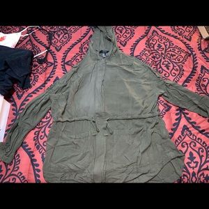 Forever 21 zip up jacket